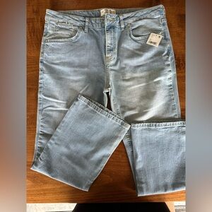 NWT Free People We the Free Deep Trance Dropped Boyfriend Jean